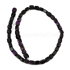 Natural Dyed White Jade(Imitation Charoite) Beads Strands&nbsp;GG-CBA0743-D02-02