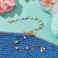 Triangle Ring Knitting Row Counter Chains&nbsp;HJEW-PH01722