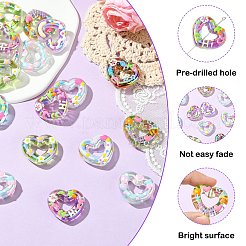 Transparent Acrylic Beads&nbsp;OACR-CJC0006-26