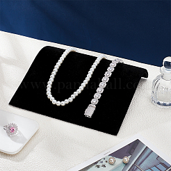 Paper Covered with Velvet Necklace Organizer Jewelry Display Stands&nbsp;ODIS-WH0031-37