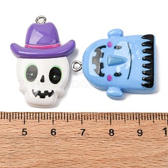 Halloween Opaque Resin Pendants&nbsp;RESI-I348-02