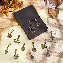 12Pcs Alloy Pendant Decorations&nbsp;HJEW-BC00095