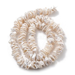 Natural Baroque Keshi Pearl Beads Strands&nbsp;PEAR-P064-14A-01A