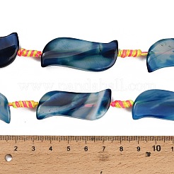 Dyed & Heated Natural Banded Agate Beads Strands&nbsp;GG-CBAB9C6-B01-01
