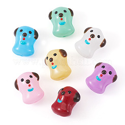 7Pcs 7 Colors Handmade Lampwork Enamel Beads&nbsp;LAMP-TA0001-76