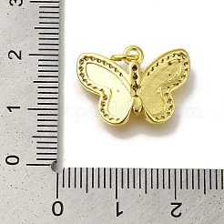 Rack Plating Brass Micro Pave Cubic Zirconia Pendant&nbsp;KK-H485-07G