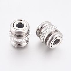 304 Stainless Steel European Beads&nbsp;STAS-I122-01P