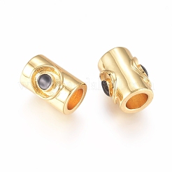 Brass Enamel Beads&nbsp;KK-L189-13B