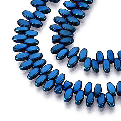 Electroplated Synthetic Non-magnetic Hematite Beads Strands&nbsp;G-T139-65E