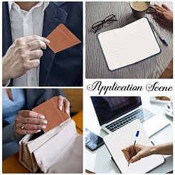 3Pcs 3 Colors Rectangle PU Leather  Notebook&nbsp;AJEW-CL0003-36