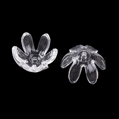 Transparent Acrylic Bead Caps&nbsp;TACR-G050-06
