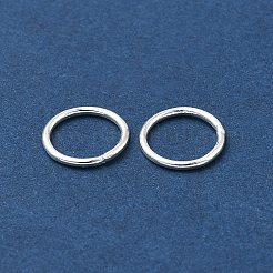 Eco-Friendly Brass Round Rings&nbsp;KK-M165-10mm-02S-RS