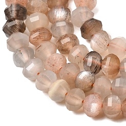 Natural Black Moonstone Beads Strands&nbsp;G-K376-I05-3x4mm