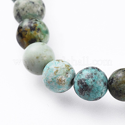 Natural African Turquoise(Jasper) Stretch Bracelets&nbsp;BJEW-JB04557-04