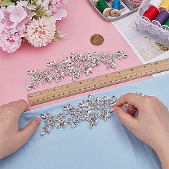2Pcs Rhinestone Cloth Patches&nbsp;PATC-FG0003-56