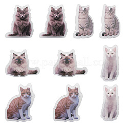 10Pcs 5 Styles Printed Acrylic Pendants&nbsp;OACR-TA0004-13