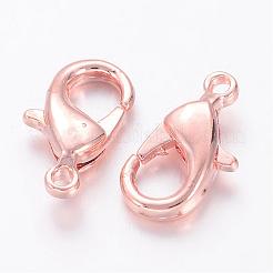 Brass Lobster Claw Clasps&nbsp;KK-D242-RG