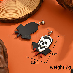 Creative Halloween Resin Stud Earrings&nbsp;RO4694-1