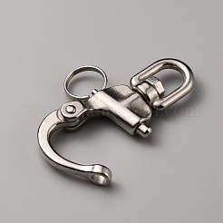 304 Stainless Steel Swivel Clasps&nbsp;STAS-WH0029-43P