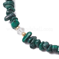 Natural Mixed Gemstone Chip & Glass Beaded Anklets&nbsp;AJEW-AN00682