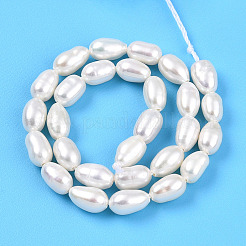 Natural Cultured Freshwater Pearl Beads Strands&nbsp;PEAR-N012-04M-01
