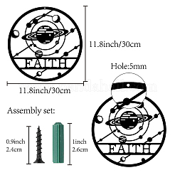 Iron Pendant Decorations&nbsp;HJEW-WH0013-020