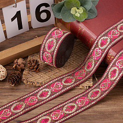 Ethnic Style Embroidery Polyester Ribbons&nbsp;SK-TAC0001-01