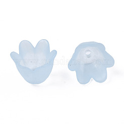 Transparent Acrylic Bead Caps&nbsp;FACR-N005-002D