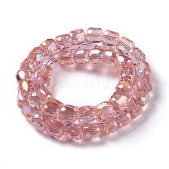 AB Color Plated Glass Beads&nbsp;GLAA-F108-12A-01