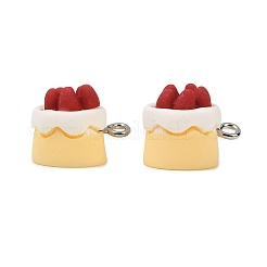Opaque Resin Mini Dessert Craft Pendants&nbsp;FIND-Z104-04P