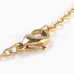304 Stainless Steel Pendant Necklaces&nbsp;NJEW-JN02249