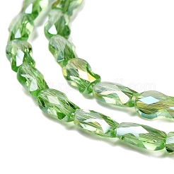 Electroplate Glass Beads Strands&nbsp;EGLA-P066-01A-AB06