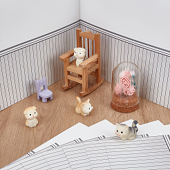 PVC Wallpaper Mini Model&nbsp;DIY-WH0671-396A