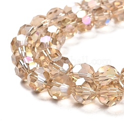 Transparent Glass Beads&nbsp;EGLA-A035-T10mm-B22