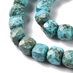 Natural Howlite Beads Strands&nbsp;G-G001-B03-02