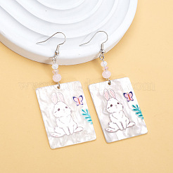 Easter Acrylic & Glass Dangle Earrings&nbsp;FS-WG4FCF9-01