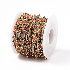 Handmade Glass Beaded Chains&nbsp;CHC-K008-B13