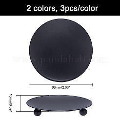 Iron Candle Holder&nbsp;DJEW-FH0001-03