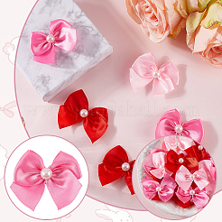 72Pcs 3 Colors Bowknot Polyester Ornament Accessories&nbsp;DIY-SP0003-61