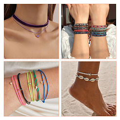 37 Bundles 37 Colors Waxed Polyester Cord&nbsp;YC-CD0001-02
