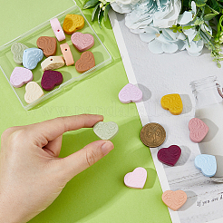 20Pcs 10 Colors Silicone Focal Beads&nbsp;SIL-DC0001-63