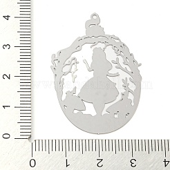 Non-Tarnish 201 Stainless Steel Pendants&nbsp;STAS-D023-02P