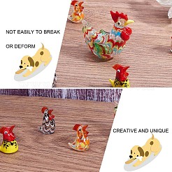 5Pcs Glass Chick Figurine&nbsp;JX539A