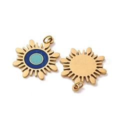304 Stainless Steel Enamel Pendants&nbsp;STAS-U061-01G