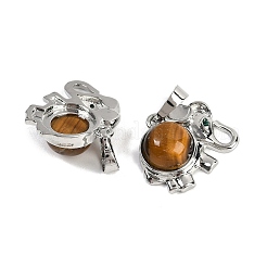 Natural Tiger Eye Pendants&nbsp;G-I374-A-P14