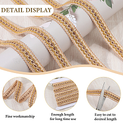 12M Braided Polyester Ribbons&nbsp;SRIB-WH20007-01A