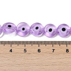 Handmade Evil Eye Lampwork Beads Strands&nbsp;LAMP-G164-10C-02