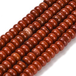Natural Red Jasper Beads Strands&nbsp;G-Z110-B35-2x4mm