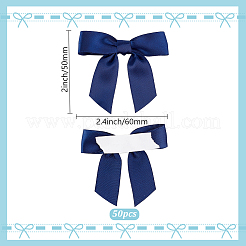 50Pcs Polyester Bowknot&nbsp;DIY-DR00011