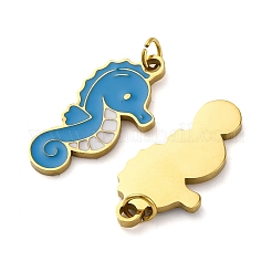 304 Stainless Steel Enamel Pendants&nbsp;STAS-E550-56G